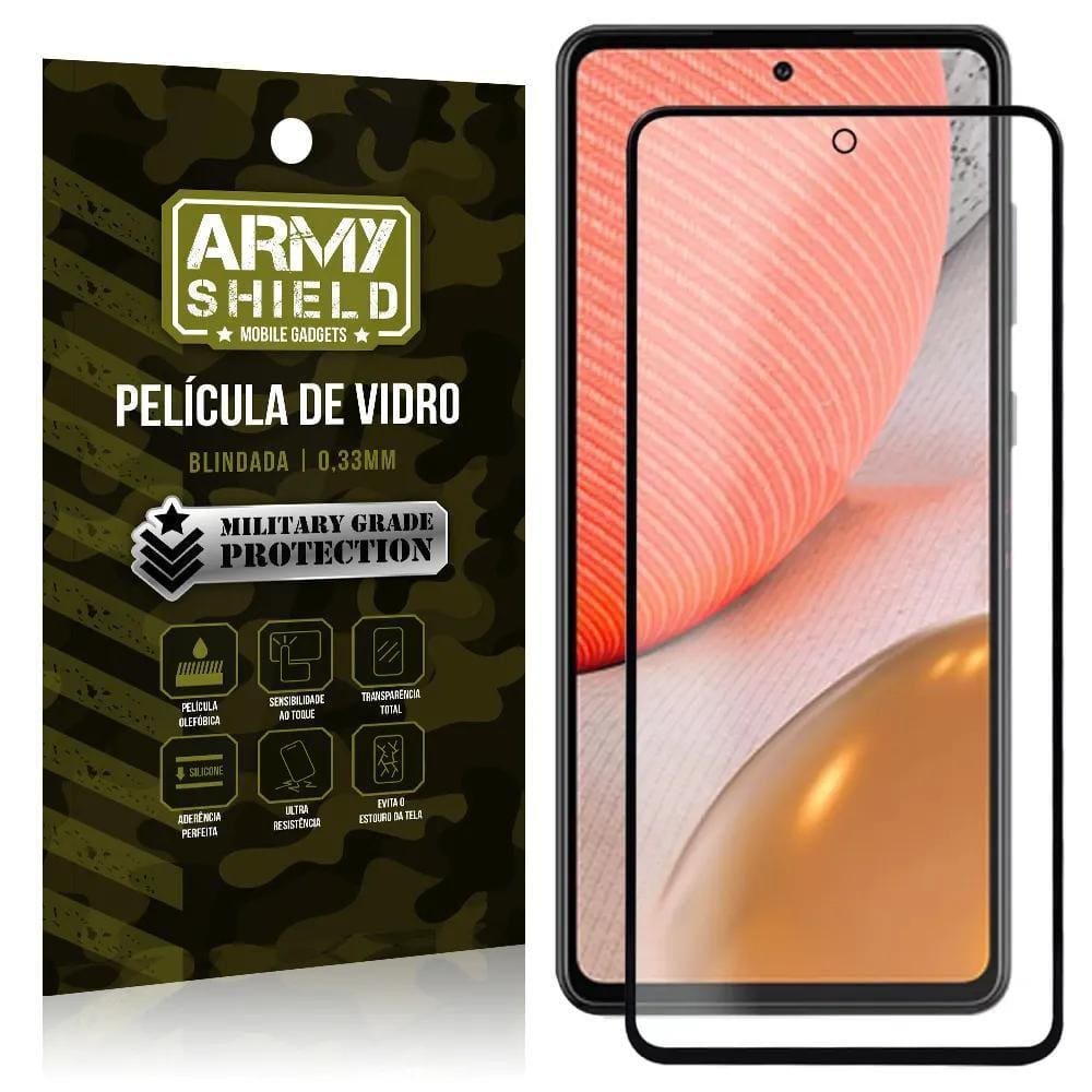 Película De Vidro 3D Samsung A72 - Armyshield