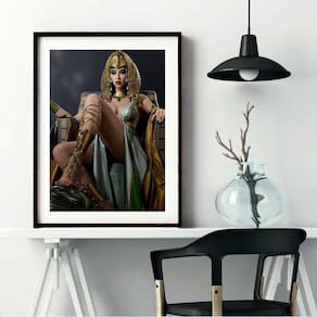 Quadro Decorativo Cleopatra - Arquétipo - 60X48Cm