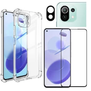 Capinha + Película 3D + Película De Câmera Mi 11 Lite