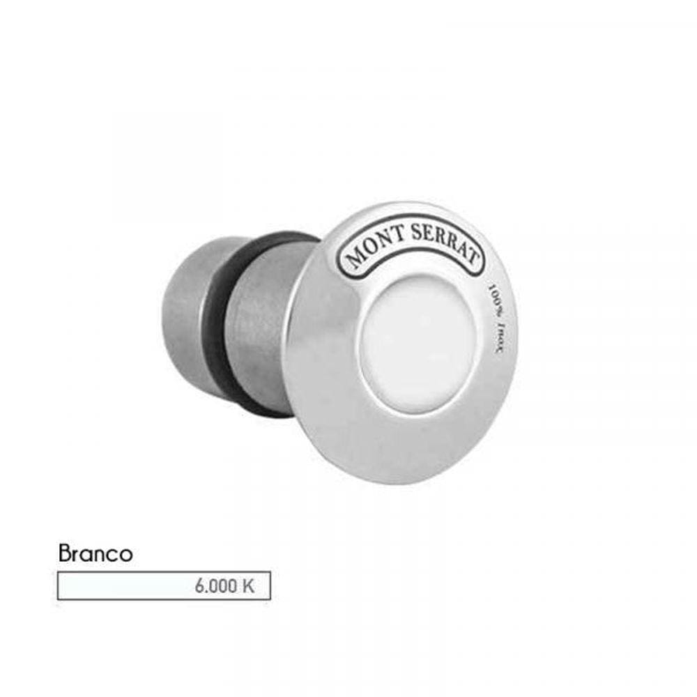 Balizador Redondo Encaixe 32Mm Alvenaria 6.000K