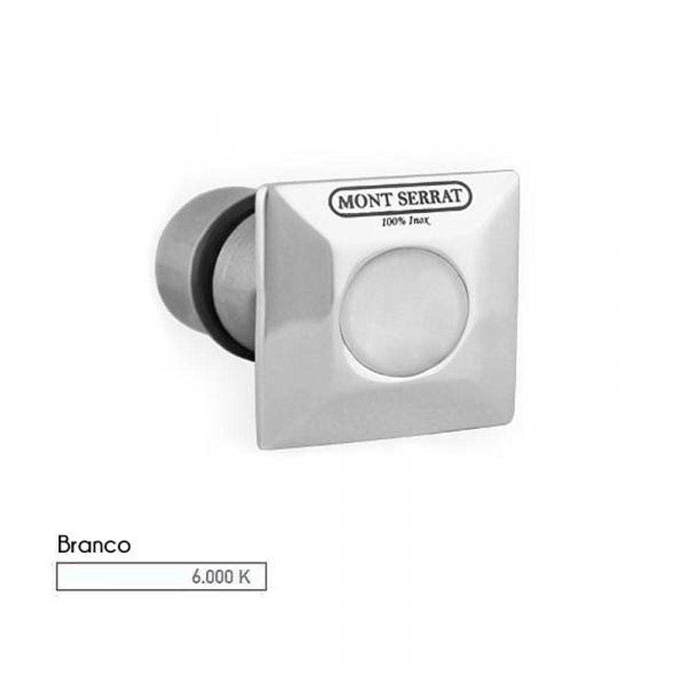 Balizador Quadrado Encaixe 32Mm Alvenaria 6.000K
