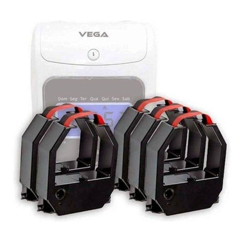 Kit 5 Fita Para Relógio De Ponto Henry Vega Dataprint 945