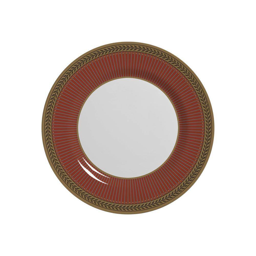 Conjunto com 6 Pratos de Sobremesa Celebrate Vermelho 21cm