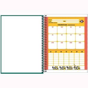 Caderno Universitário Minions Capa Dura 10 Matérias 160Fls
