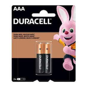 Pilha Alcalina Palito Aaa Com 2 Unidades Duracell
