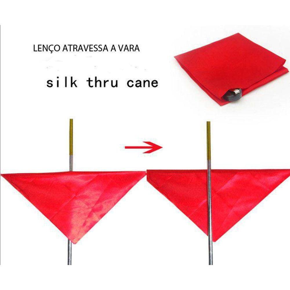 Lenço Seda Atravessa A Vara - Silk Thru Cane Proline 8 R+
