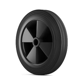 Roda Borracha Núcleo Pvc Para Carrinhos R 82 Bp Até 60 Kgs