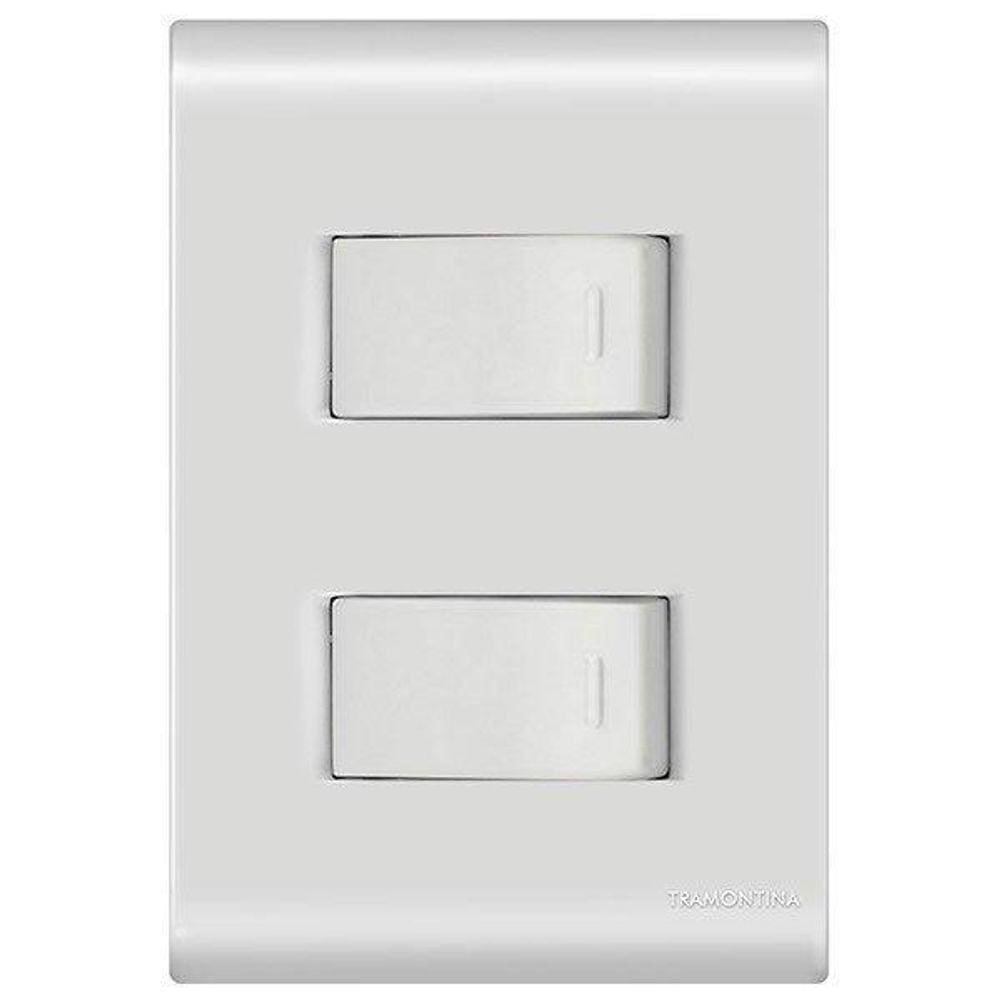 Conjunto 2 Interruptores Simples - Tramontina Liz - 57170040