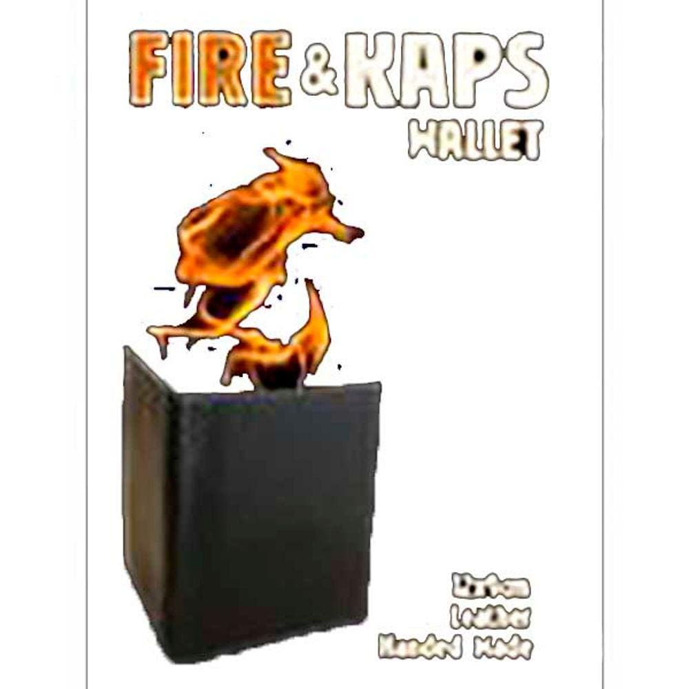 Carteira Fogo Kaps Cor Marron + Video Magic Up