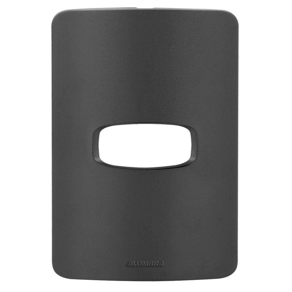 Placa 1 Módulo 4X2 - Alumbra Gracia Black Maxx - Gbmx036