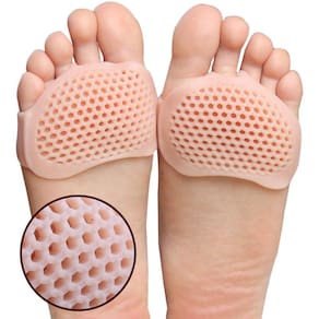 Palmilha Ortopédica Antepé Silicone Gel Confortavel Dor