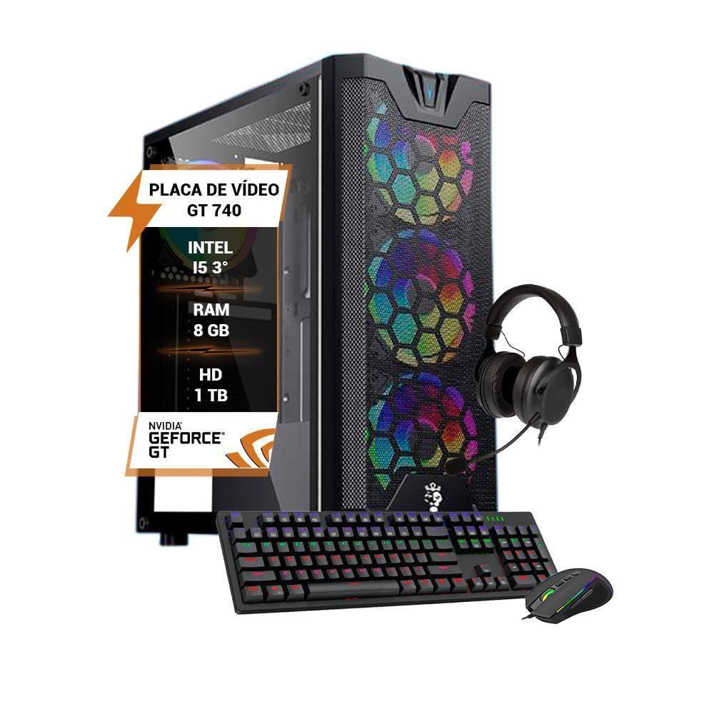 Pc Gamer I5 3 Gt 740 Memória Ram 8Gb Ddr3 Hd 1Tb