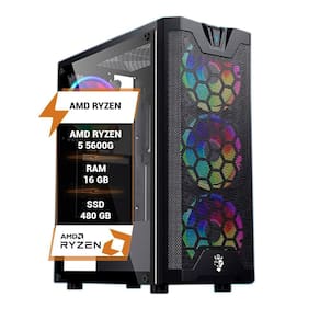 Pc Gamer Amd Ryzen 5 5600G Memória 16Gb Ram Ddr4 Ssd 480Gb