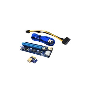 Riser Mineração Cabo 009s USB 3.0 Pci-e 1x para 16x - 60CM