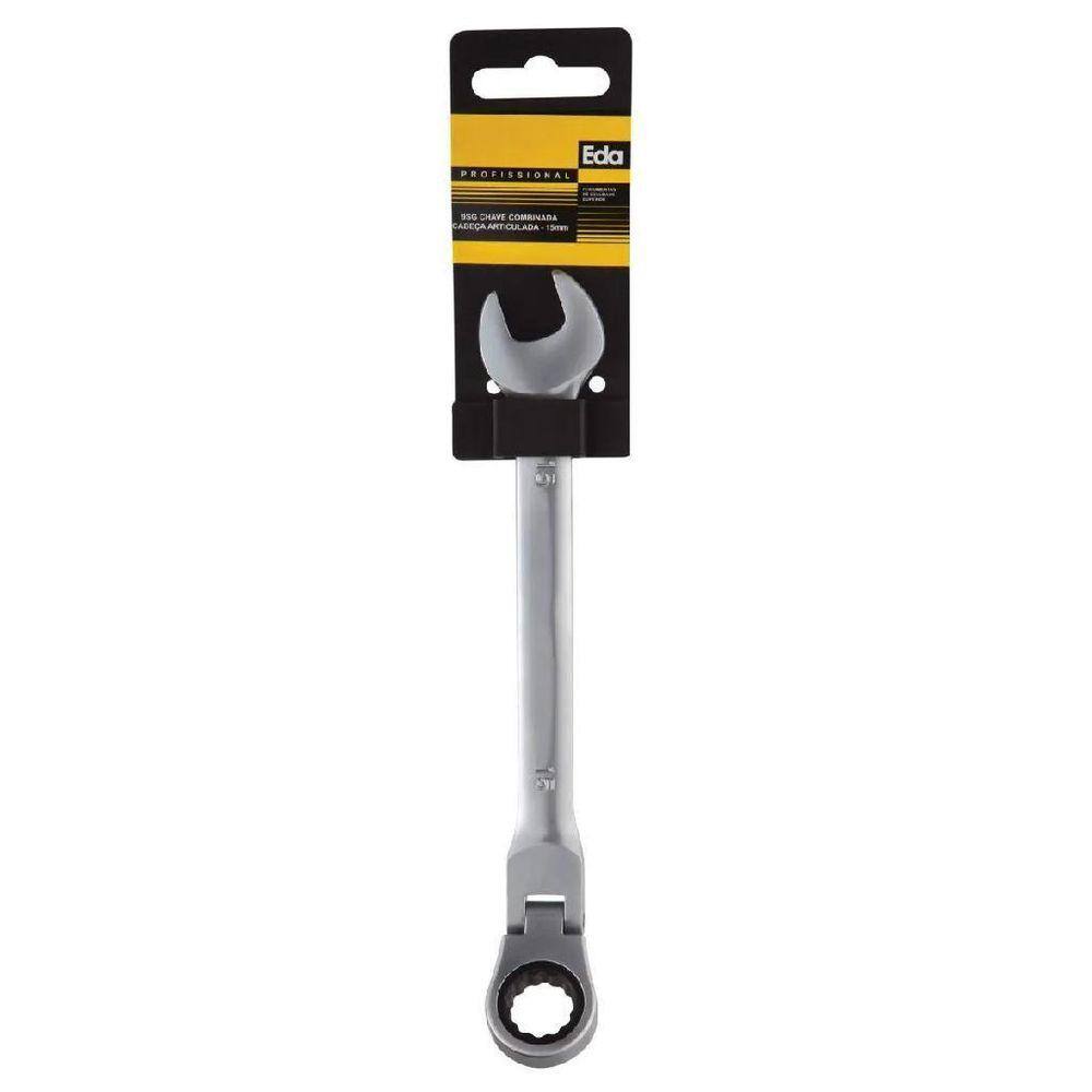 Chave Combinada Catracada 15Mm Cabeça Articulada 9Sg Eda