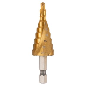 Broca Escalonada 4-20Mm 9 Passos Aço Rápido Hss Profissional