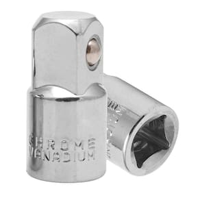 Adaptador De Soquete De 3/8 Fêmea Para 1/2 Macho Aço Cr-V