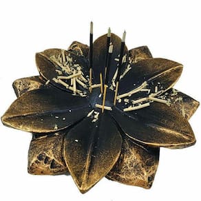 Incensário Flor De Lótus Grande Para 5 Incensos 13098