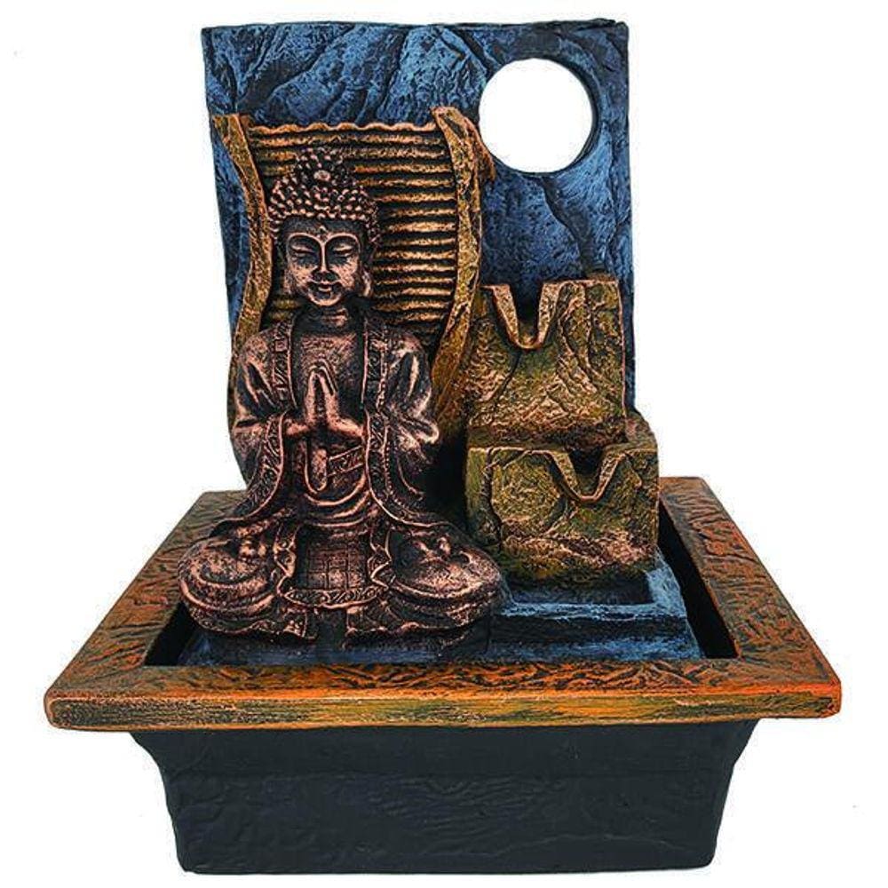 Fonte De Água Buda Namastê 3 Quedas 01077