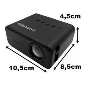 Mini Projetor Portátil Entrada Pendrive Micro Sd Usb Espelh