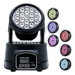 Canhão Jogo De Luz Moving Head 18 Leds Profissional Lk-294