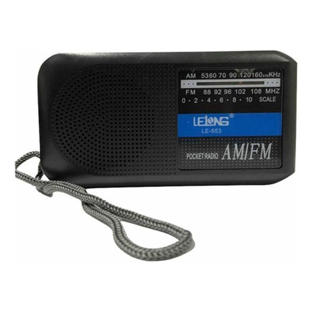 Radio Fm/Am Portatil Analógico Antena Retro
