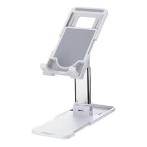 Suporte Para Celular E Tablet Dobrável Ajustável Apoio Mesa