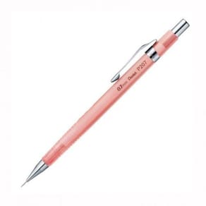 Lapiseira 0.7Mm P207 Sharp Clena Rosa Transparente - Pentel