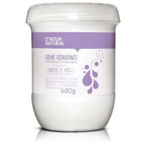 Creme Hidratante Mãos e Pés D`Agua Natural