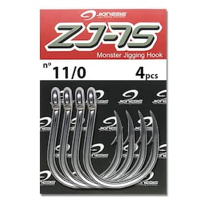 Anzol Para Suporte Hook Jignesis Zj-7S Pesca Aço Inox 11/0
