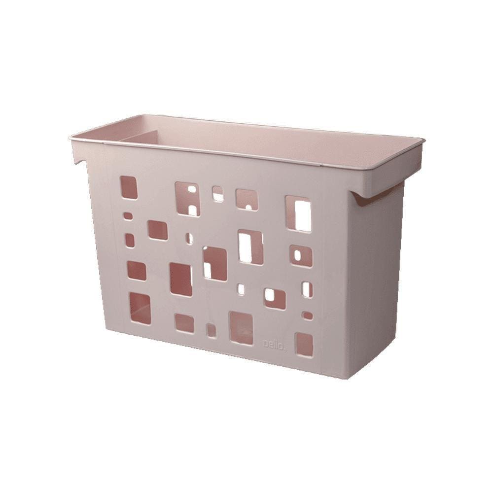 Caixa Arquivo Rosa Claro Sem Pasta Suspensa Dellocolor
