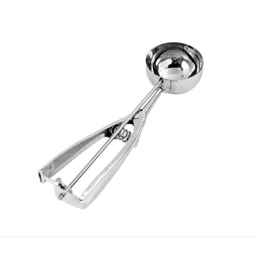 Colher De Sorvete Aço Inox 23 Cm Com Ejetor