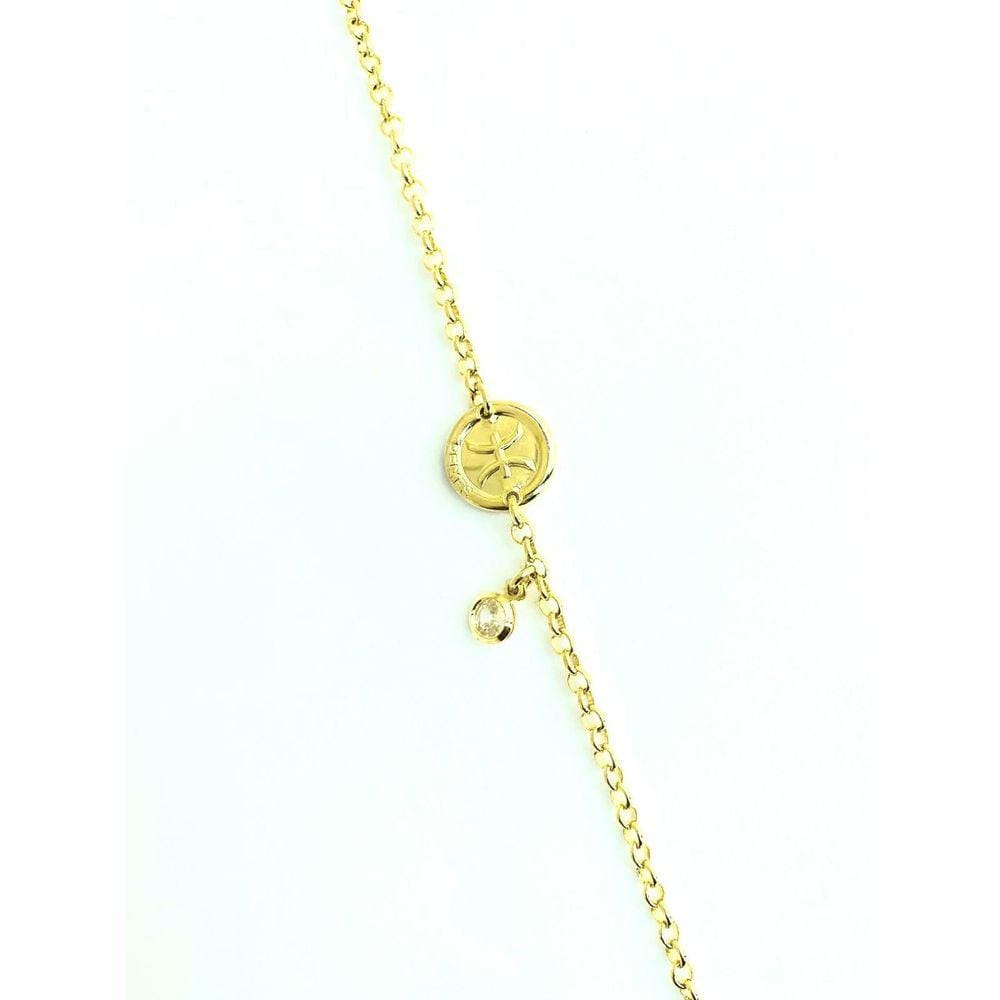 Pulseira Belca Signo Peixes Com Pingente, No Banho De Ouro