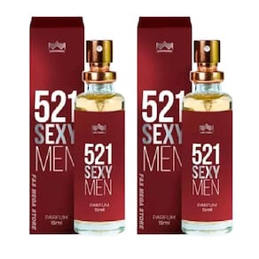Kit 2 Perfume Masculino 521 Sexy Men Amakha Paris 15Ml Bolso