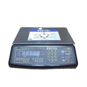 Balança Systel Clipse 30kg Preta - Bateria