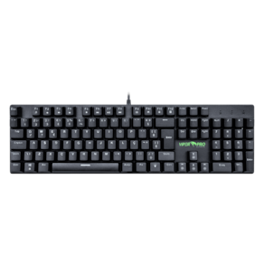 Teclado Gamer Viper Pro Mamba Mecânico Retroiluminado RGB Switch Red ABNT2 Preto