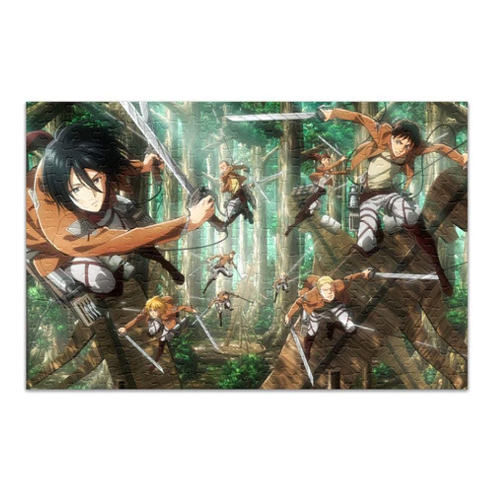 Quebra Cabeça Attack On Titans Personalizado 120 Peças