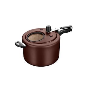Panela De Pressão Superior Mta Com Visor Chocolate 8,0L
