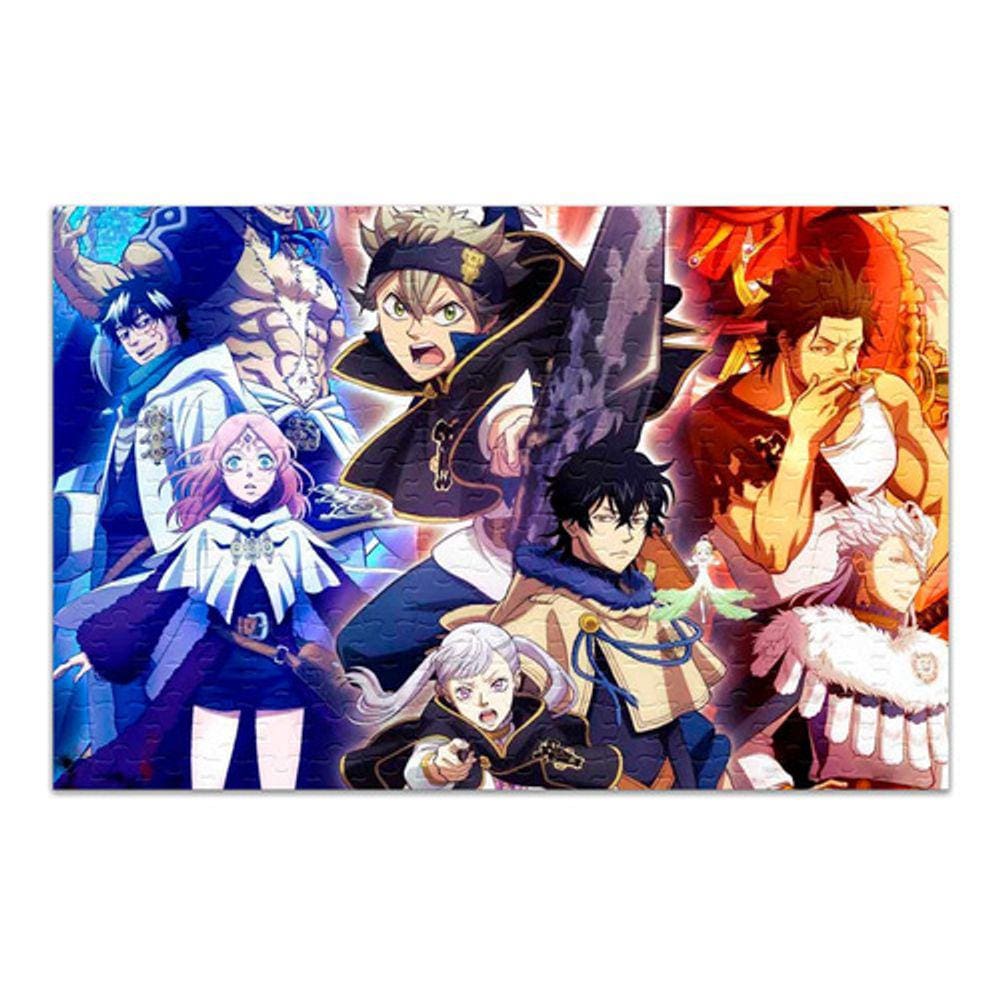 Quebra Cabeça Black Clover Personalizado 120 Peças