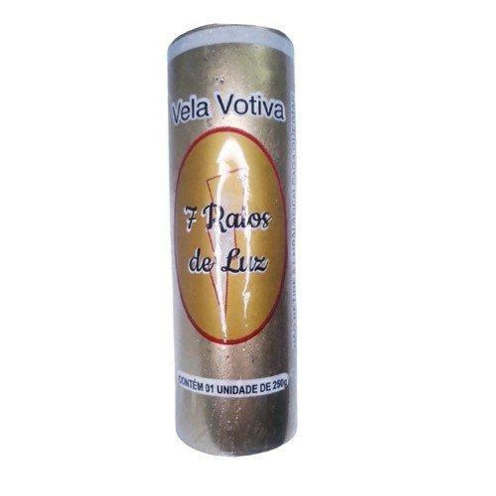 Vela Votiva 7 Dias Dourada - 260 Gr