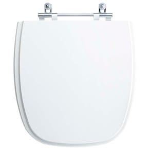 Assento Sanitário Tampa de Vaso Branco MDF Laqueado Like para bacia Celite