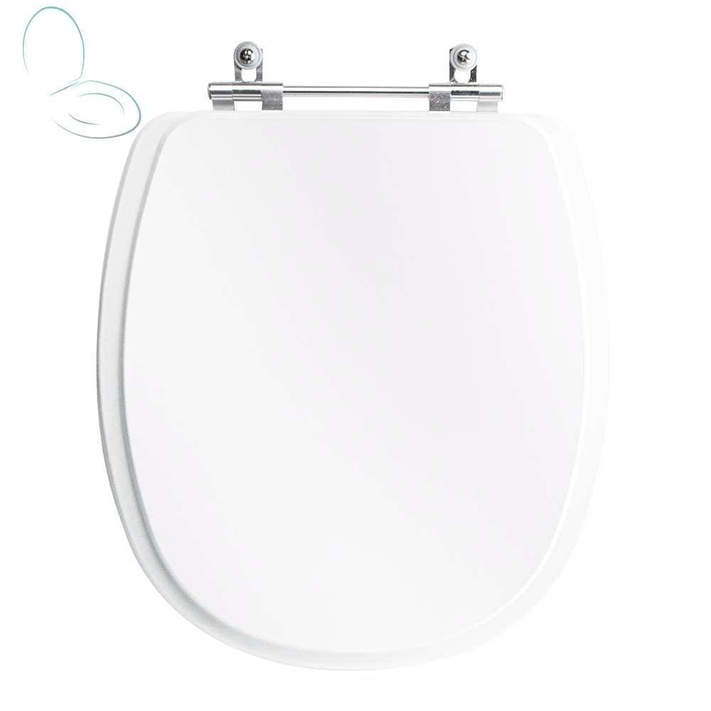 Tampa Vaso Sanitário Poliester Acrilico Aspen Branco para bacia Deca