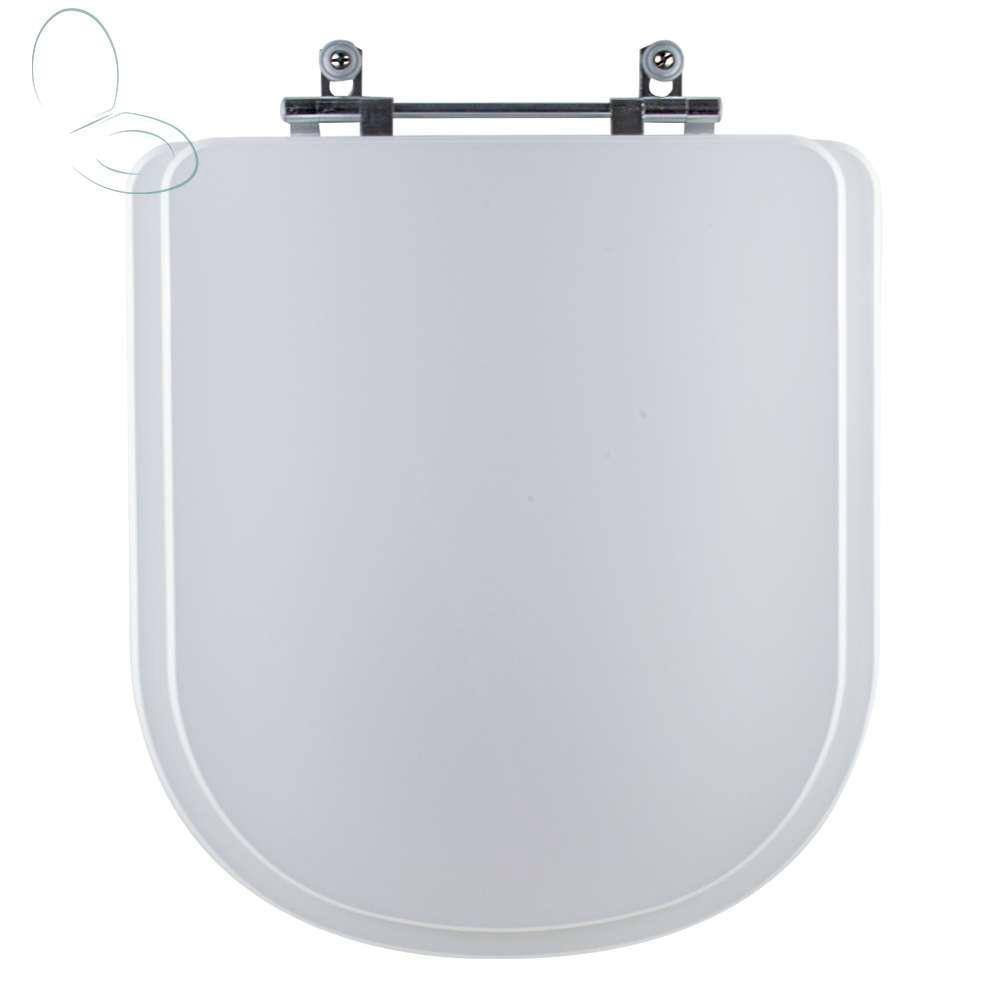 Tampa Vaso Sanitário Poliester Acrilico Flox Branco para bacia Fiori