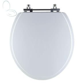 Assento Sanitário Tampa de Vaso Branco MDF Laqueado Porto para bacia Luzarte