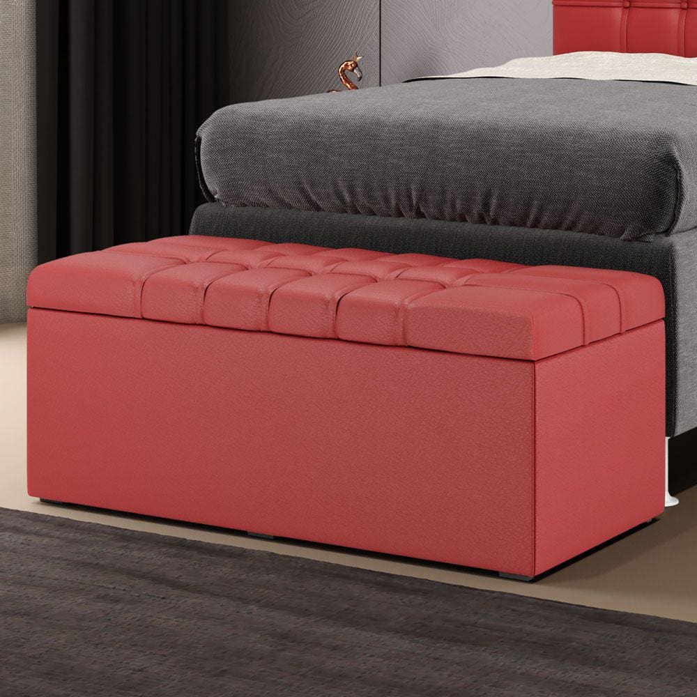Calçadeira Alpha 90 / A-020 Couro Artificial Vermelho 