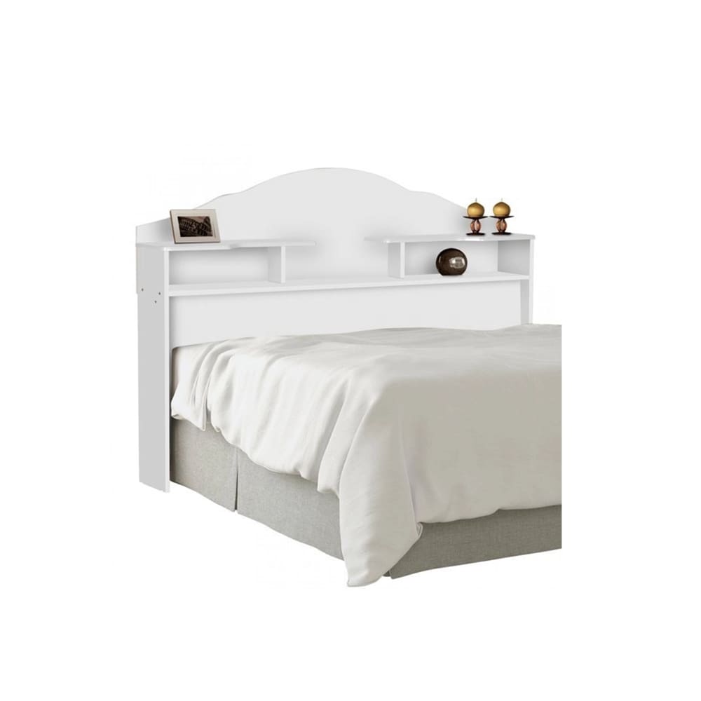 Cabeceira Evelyn Casal 1,40 Branco – Carmolar Móveis