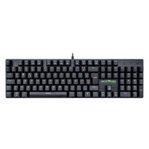 Teclado Gamer Viper Pro Mamba Mecânico Retroiluminado RGB Switch Blue ABNT2 Preto