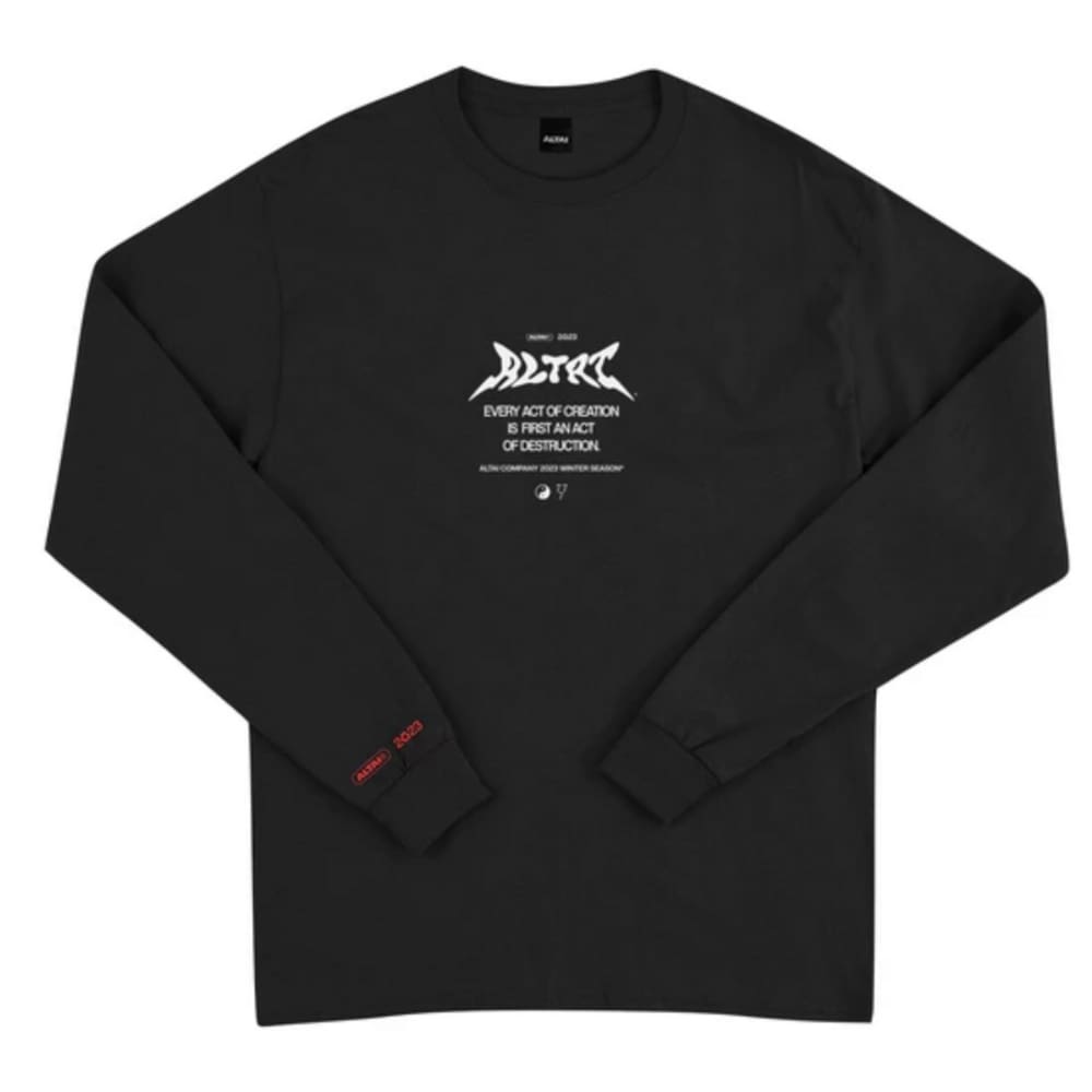 Camiseta Manga Longa Preta Balance Altai