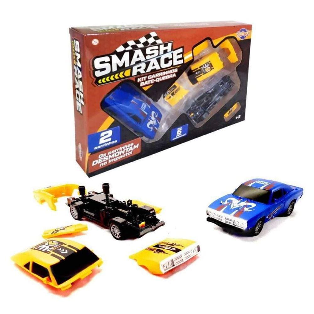 Veículo Bate E Quebra - A Fricção - Smach Race - Toyng
