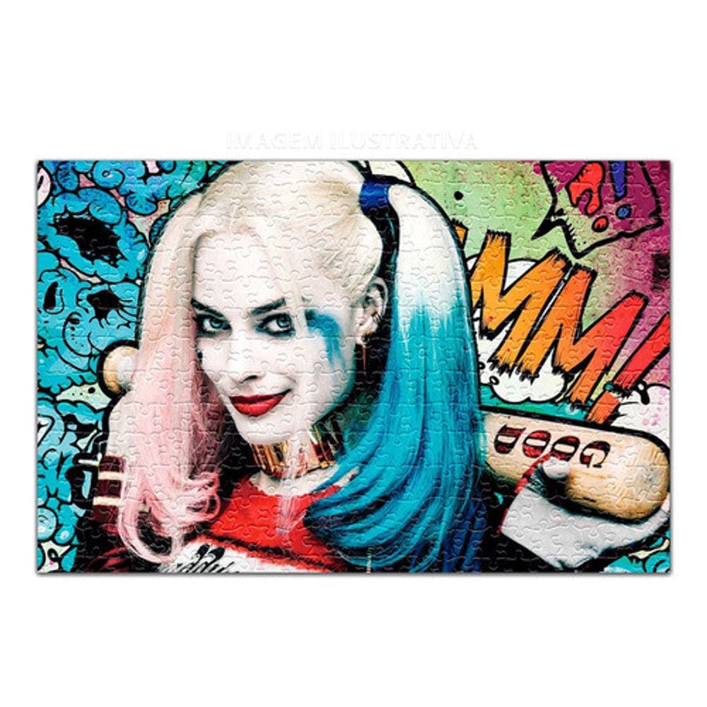 Quebra Cabeça Harley Quinn Personalizado 120 Peças 001